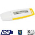 PEN DRIVE  8G  USB KINGSTON DTI G3 BCO/AMARELO 